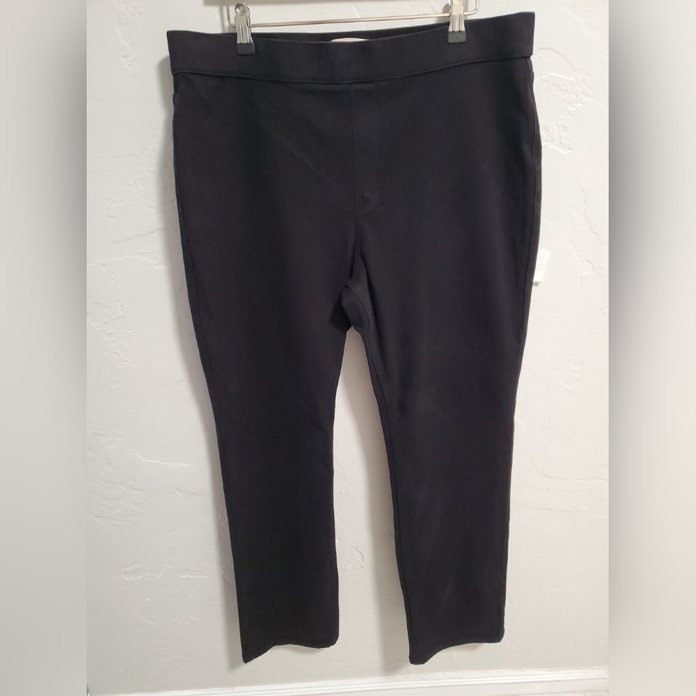Soft Surroundings Black Pull-on Pants